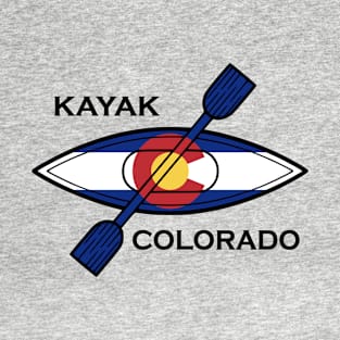 Kayak Colorado Flag T-Shirt